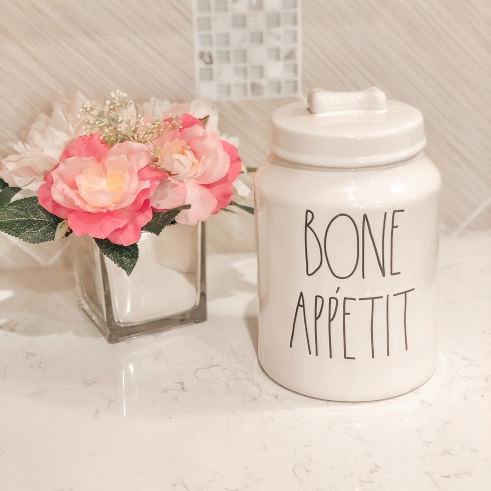 Rae Dunn Bone Appétit Large Dog Canister